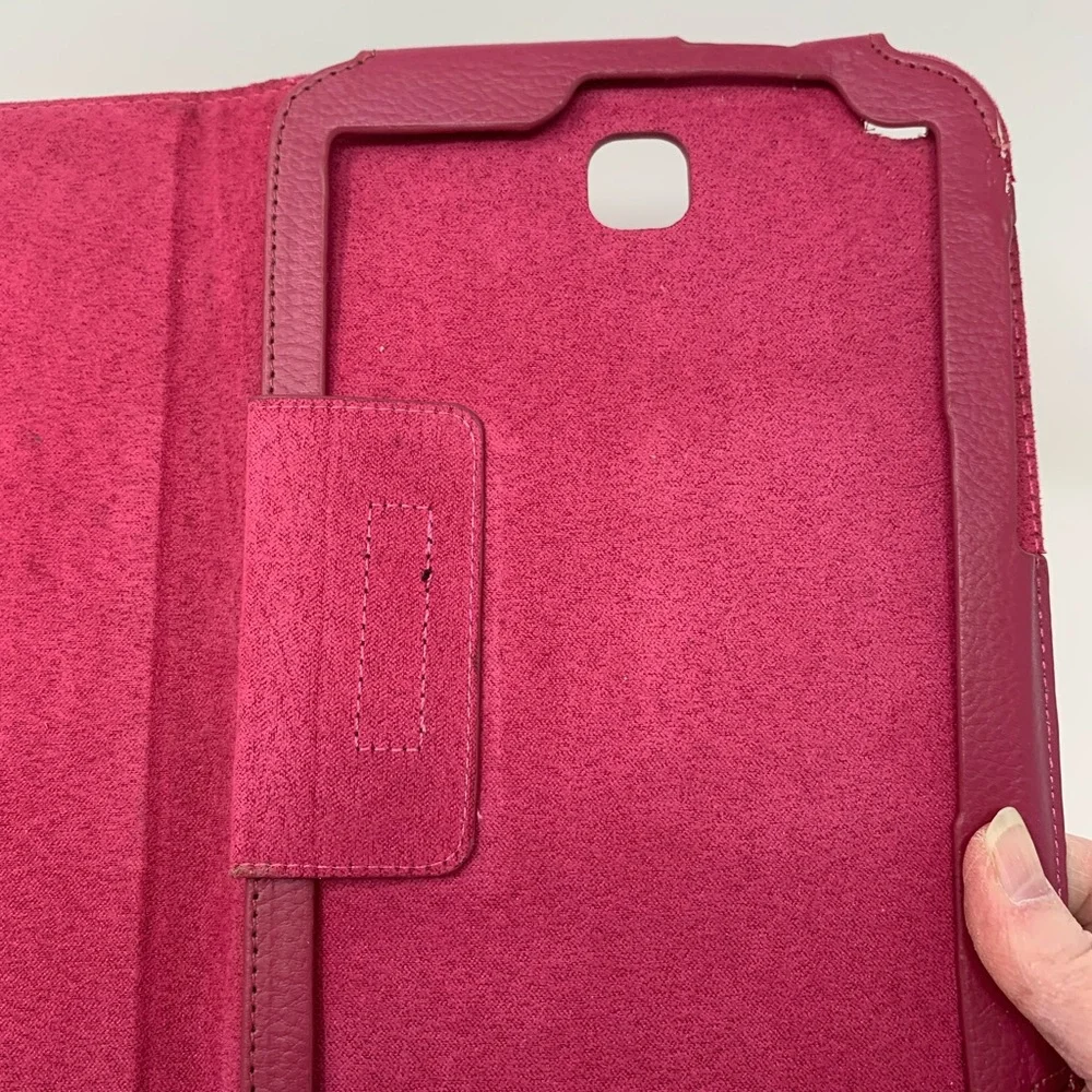 Samsung Red Leather Tablet Case